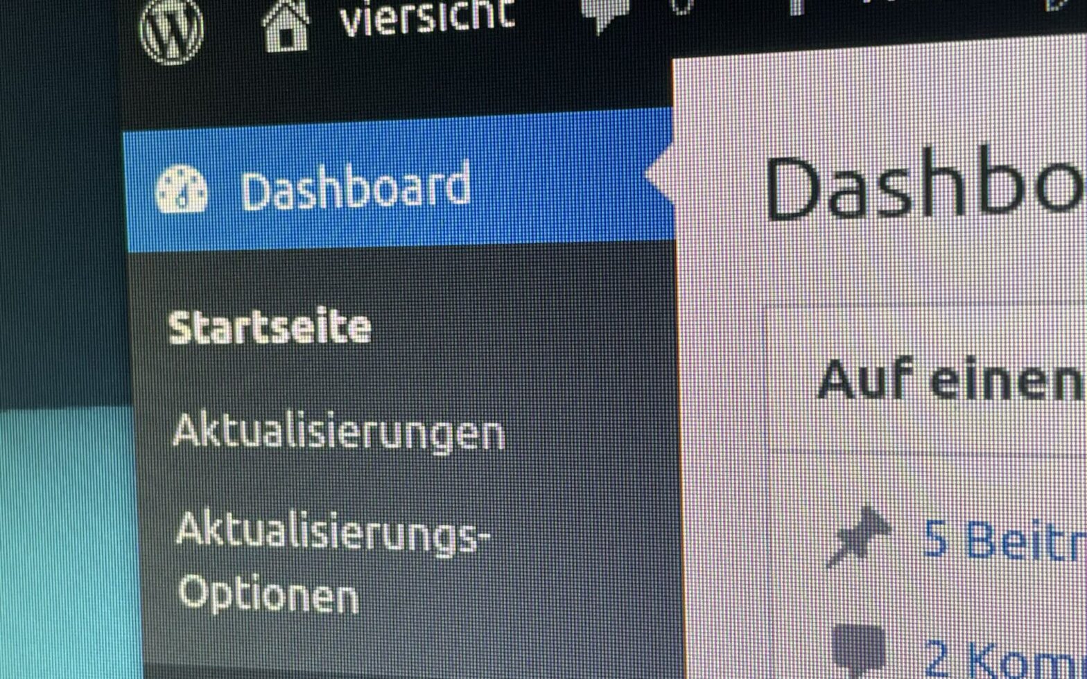 Dashboard Wordpress